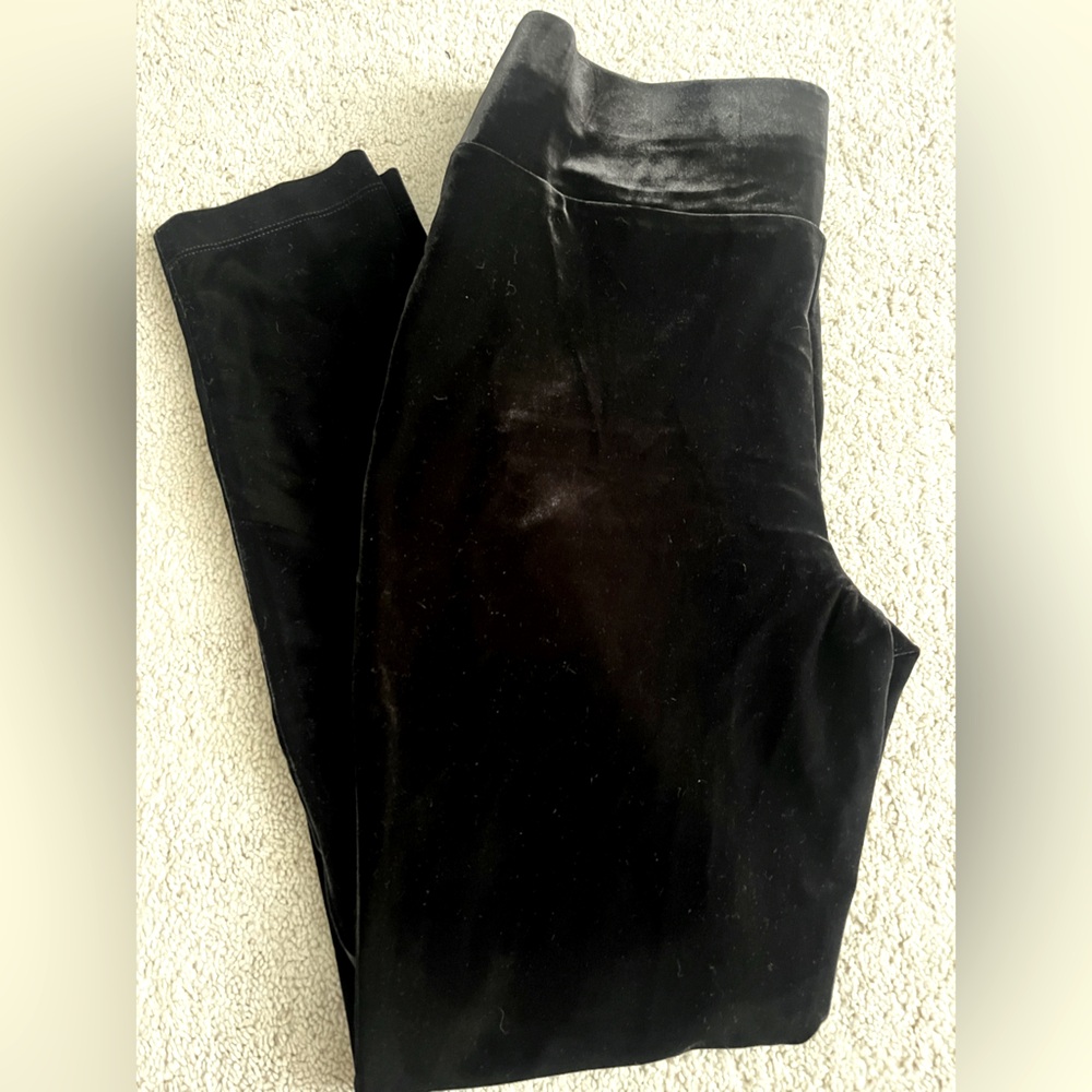 Velvet Leggings - Pull On Pants